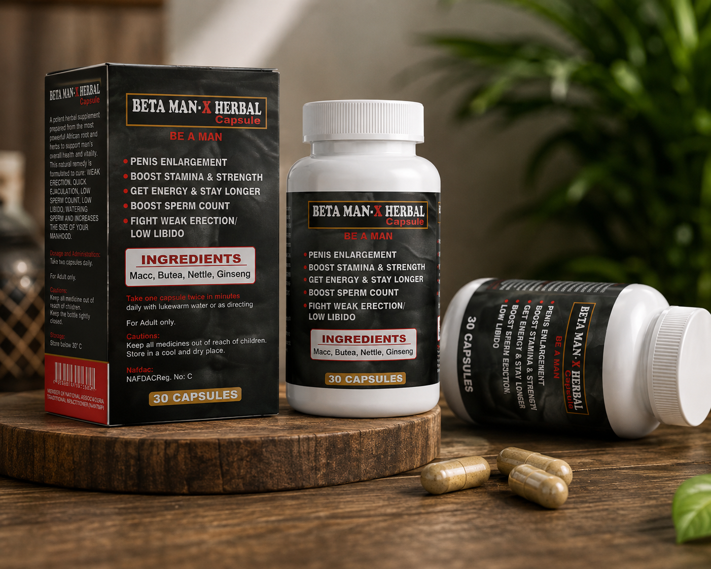 Beta Man-X Herbal Capsule